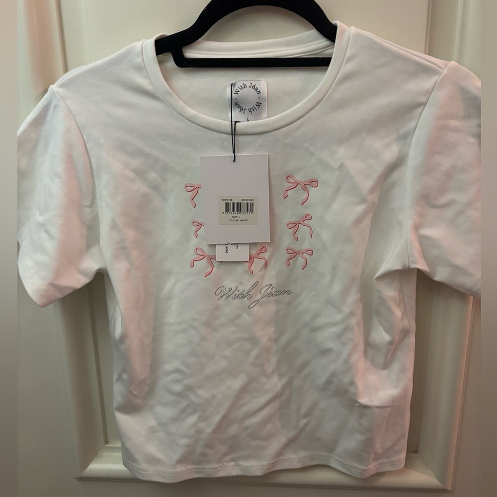 With Jean Bows Tee